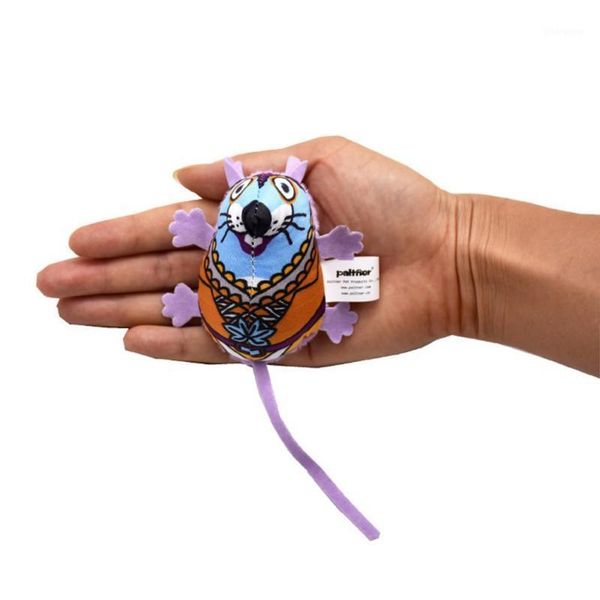 

pet cat catnip toy plush bite toys colorful squeaking mouse chew toy for cats creative simulation mice shape chew squeak1