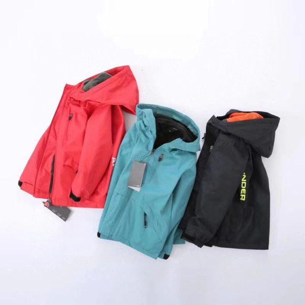 

y121429 2020 winter new children's round neck hooded zipper shirt casual long sve medium length solid color coat, Black