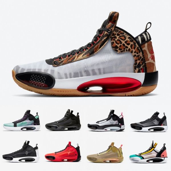 

zoo jumpman 34 men basketball shoes xxxiv rui hachimura x heritage 34s infrared 23 noah snow leopard black cat mens sports sneakers 40-46, White;red