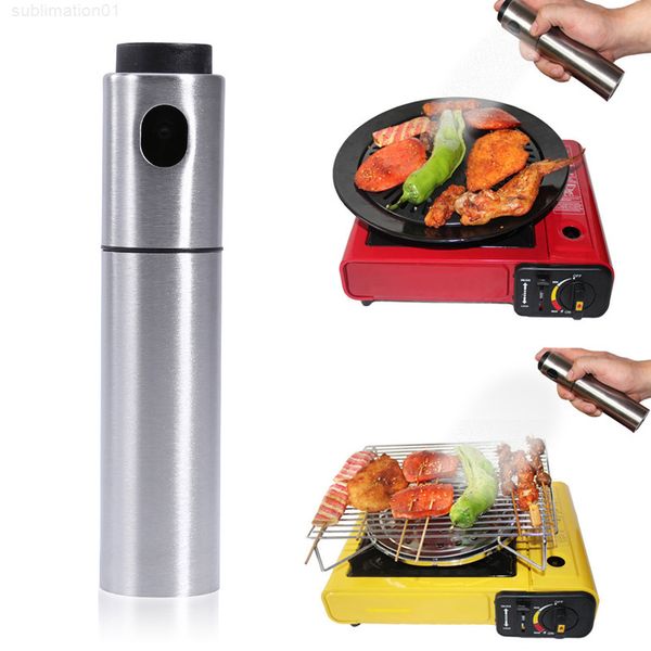 

stainless steel utensils spray bottle oil sprayer pot cooking tool kitchen gadgets