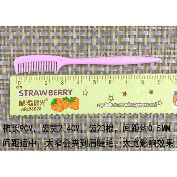 

100pcs mini eyebrow comb cute little makeup eyelash brush eyelash extension tools new 100 bbyriz