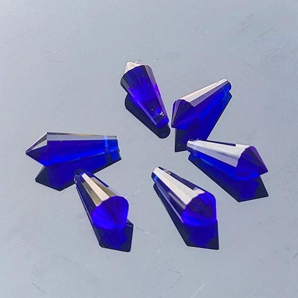 

6pcs clear crystals suncatcher chandelier crystals accessories prisms icicle tine diy pendants hanging ornament home decor 20mm h wmtudq