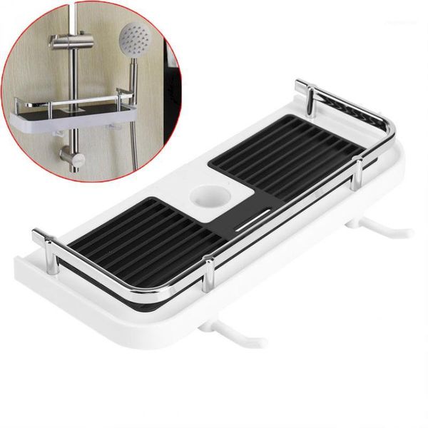 

bath accessory set bathroom shower caddy shelf soap holder organizer sink sponge dish washer hanging storage drain rack kitchen accessories1
