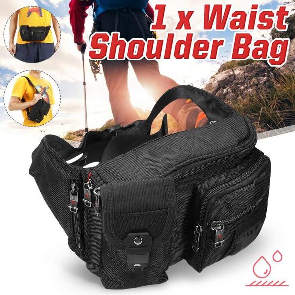 

outdoor bags camouflage kettle waterproof waist bag men women motorcycle shoulder travel pack sport camping