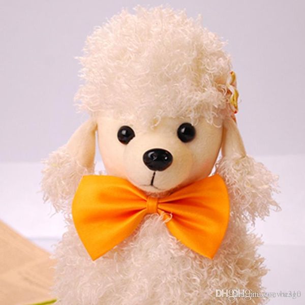 

pet grooming accessories adjustable dog tie rabbit cat dog collar tie pet dog puppy lovely bow solid color decoration collar tie wdh0274 t03