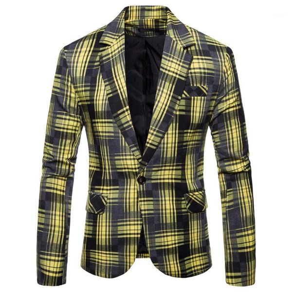 

men jacket 2018 new summer euro plus size coats casual banquet mens blazer designer fashion plaid suit jackets1, White;black