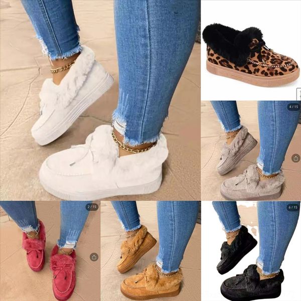 

uynpr slippers mop open yarn shoes indoor mopping soft plush fashion slippers home cotton plus velvet snow boots toe cotton plush cotton, Black