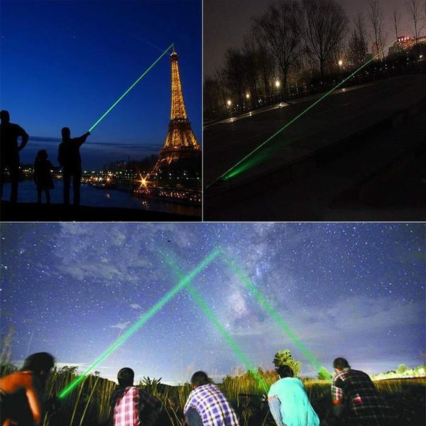 

hunting b017 green red laser pointer pen high power 532nm continuous line 1000 meters + charger + battery + la jllwse