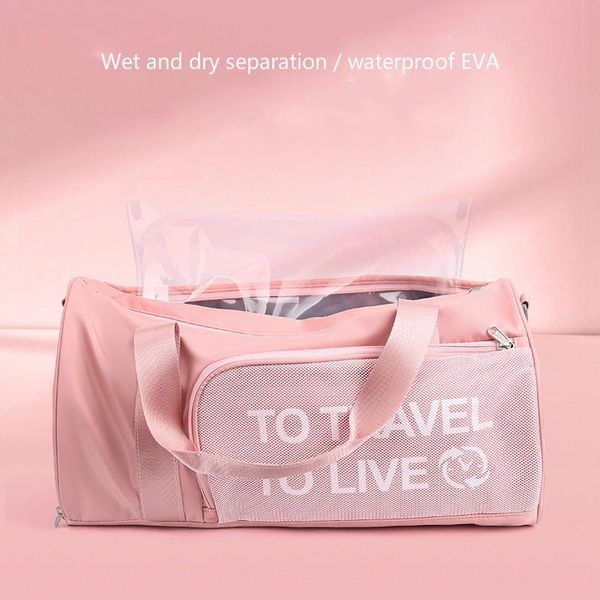 

fgoiball sports training yoga fitness bag women wet and dry separation swimming gym lightweight waterproof luggage bag 3 colors
