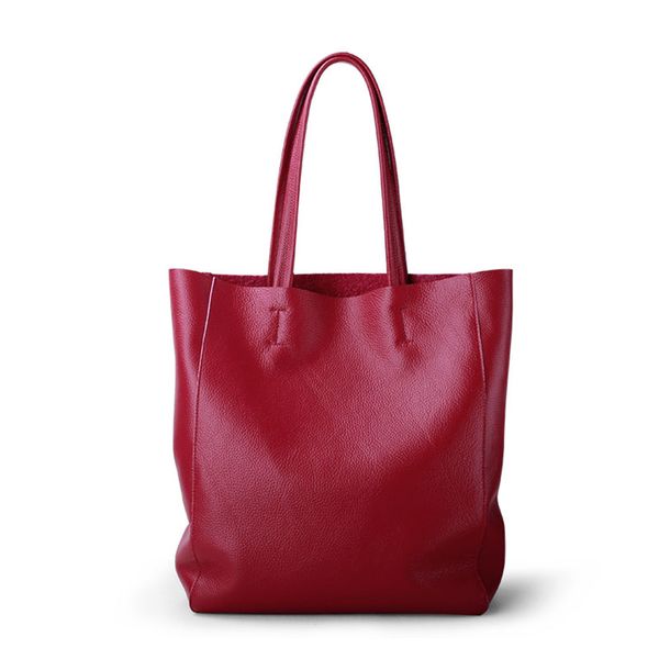 

women luxury bag casual tote female lemon yellow fashion shoulder handbag lady cowhide genuine leather shoulder shopping bag c1223