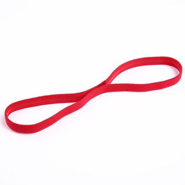 

1 pcs women men yoga hair bands sports headband anti-slip elastic sweatband football yoga biking rubber hair band, Yellow;black