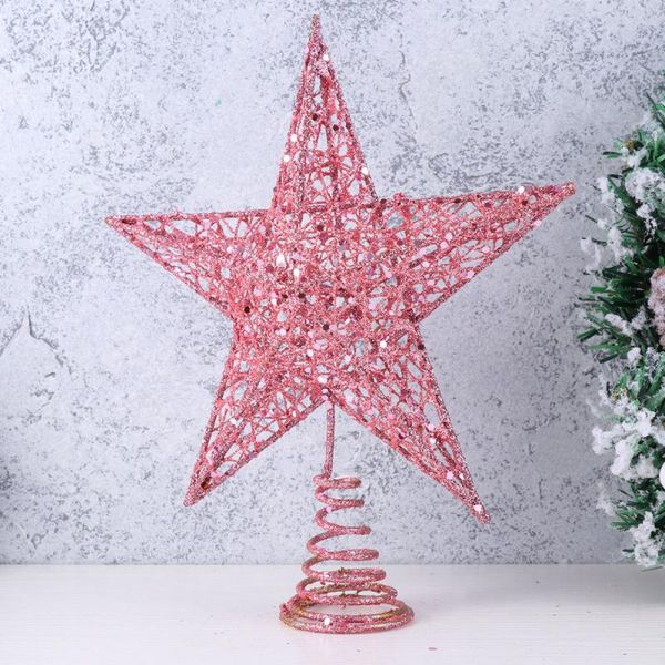 

christmas decorations 25cm star tree er glitter decoration for party home xmas five-pointed a38