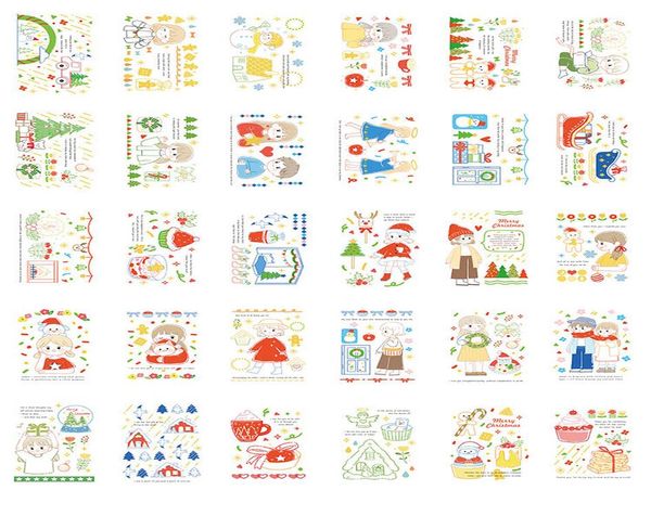 

30pcs christmas with you is all i want design card as scrapbooking party invitation diy gift greeting card message postcard wmtykc bdesybag