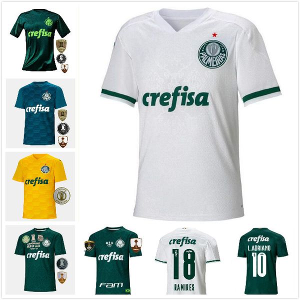 

20 21 palmeiras soccer jersey home green dudo g.jesus jean alecsandro 2020 palmeiras away allione cleiton xavier football shirt, Black;yellow