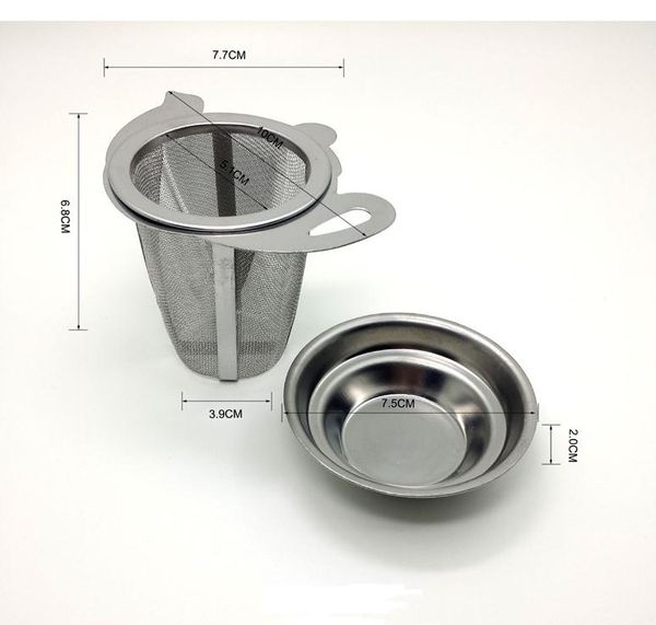 

tea mesh metal infuser stainless steel cup strainer leaf filter with cover new kitchen accessories tea infusers ppd3239