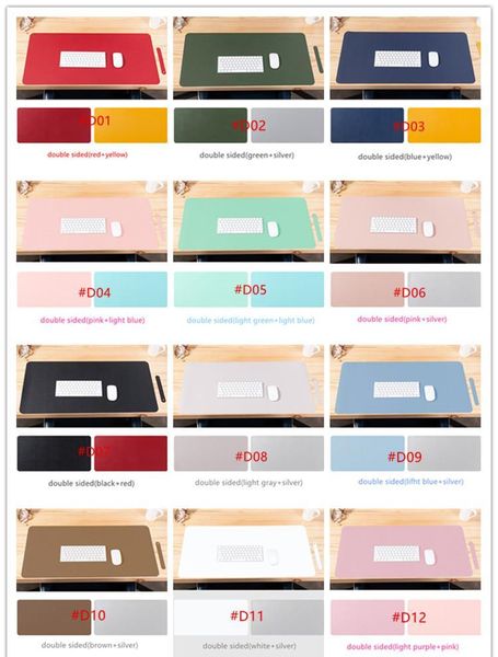

double sided desk mats oversized mouse pad lapdesk pad waterproof pu leather m bbygas garden2010