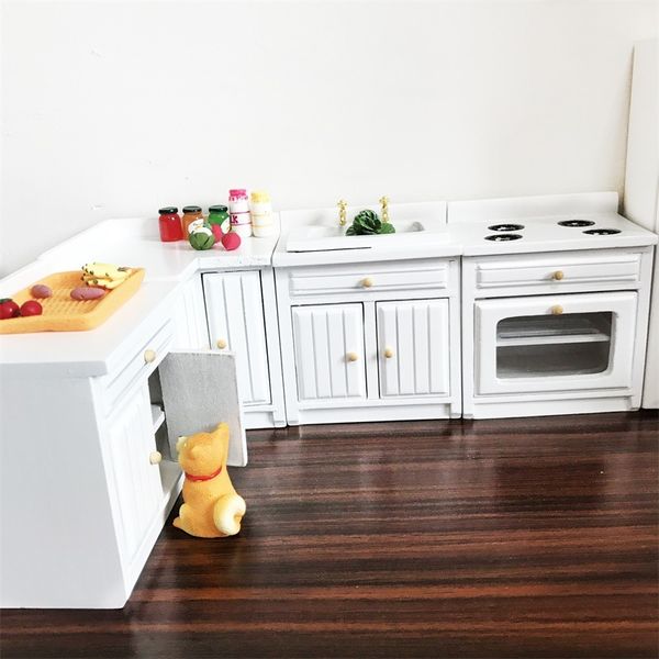 

1: dollhouse simulation model of 12 mini kitchen dollhouse handmade design crsm