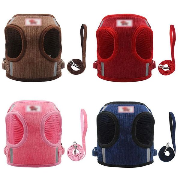 

pet harnesses breathable small dog pet harness and leash set puppy cat vest harness collar for small medium large dog