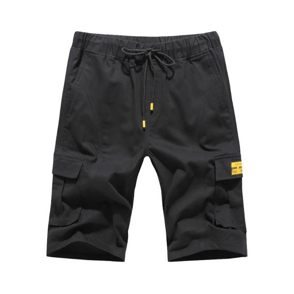 

men summer cargo shorts bermuda homme solid casual men mens short pants jogger clothing beach drop crotch boardshorts 3.22, White;black
