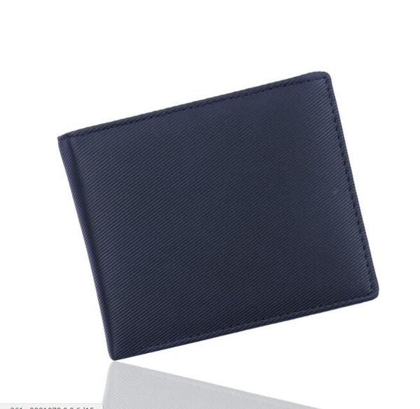 

3pcs wallet men pu plain foldable open cross short purses mix color, Red;black