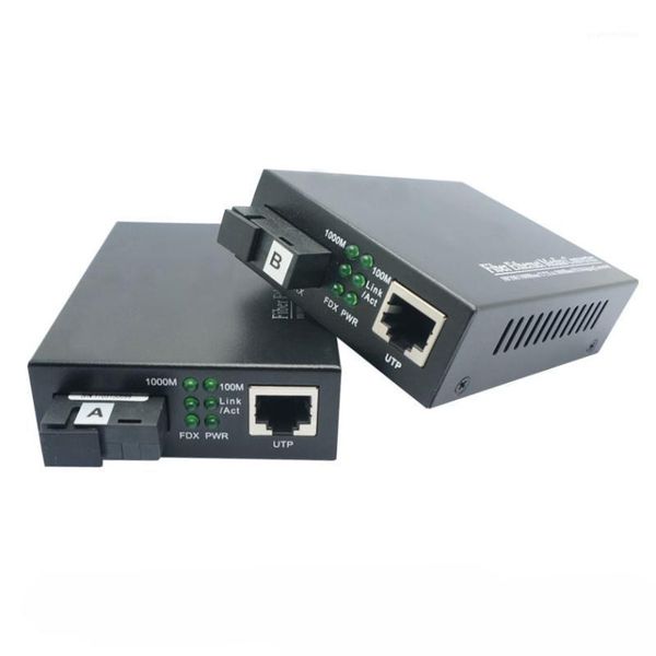 

fiber optic equipment 100km 100m singlemode single 1490/1550nm sc/upc media converter ethernet converter1