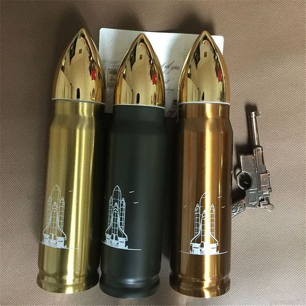 

500ml bullet vacuum cup stainless steel thermos creative travel water bottle outdoor sports drinkware a05