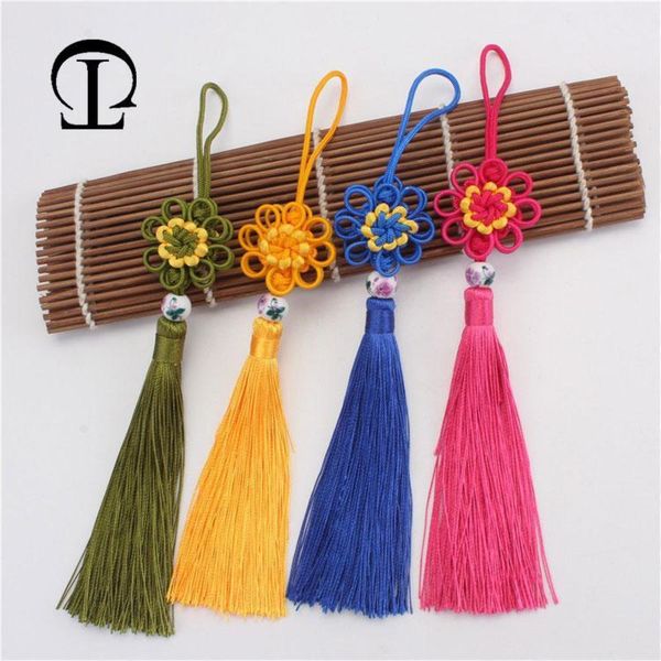 

12pcs lot chinese knot tassel silk fringe bangs flower tassel trim decorative tassels for curtains home decoration accessories h sqcxur