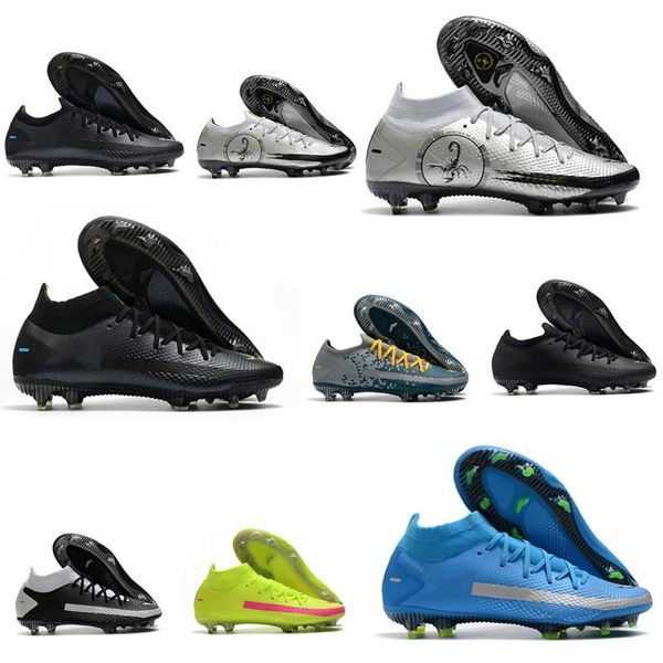 

mens 2021 mercurial superfly vii football boots fg black white soccer shoes red soccer cleats size 39-45