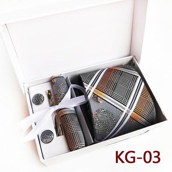 

bow ties dashing gentleman's tie & accessory gift cufflink box for dad or him father's day, Black;gray