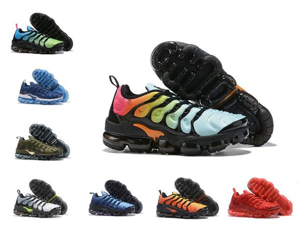 

new 2020 tn plus mens shoe sneakers tn breathable cushion designers casual running shoes new arrival size 40-45, White;red