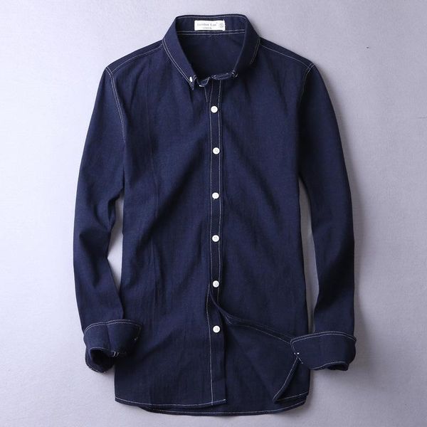 

men's casual shirts cotton and linen men shirt brand autumn spring for fashion comfortable mens solid male chemise, White;black