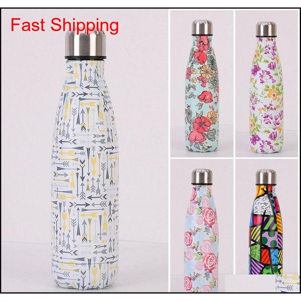 

stainless steel vacuum insulated water bottle flask thermal sports chilly 500ml outdoor sports campi qylyud ppshop01