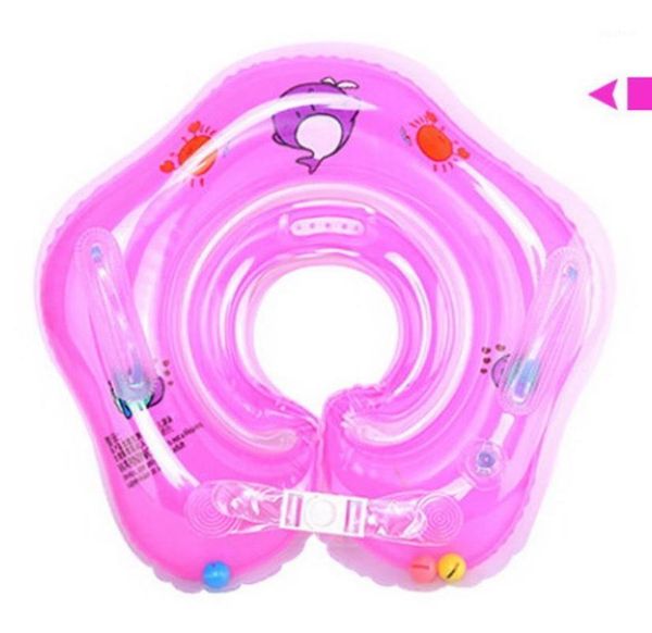 50 шт. Детские плавание шеи кольцо трубки безопасности младенца поплавок круг для купания надувной воды живет жилет буй