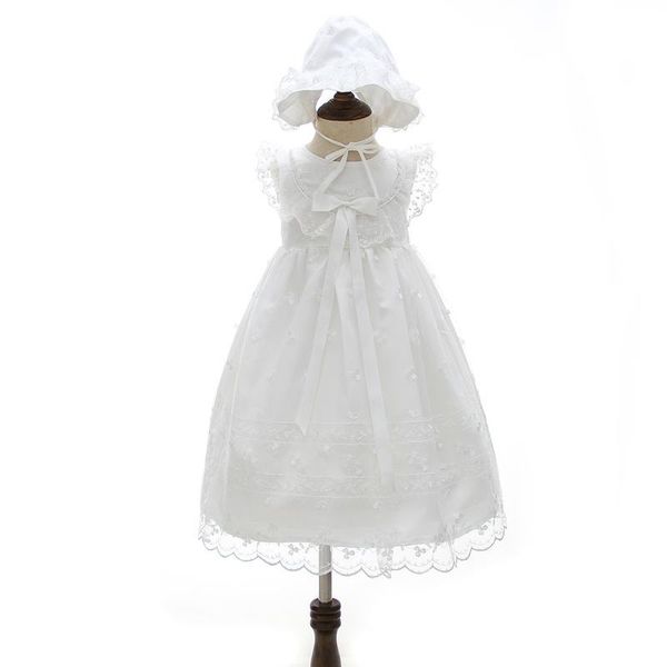 

girl's dresses bbwowlin born baby girl white long christening gowns dress with hat for 0-2t kids clothes 9012, Red;yellow