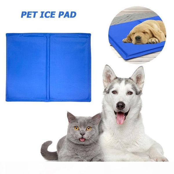 

pets dog cooling mat breathable summer gel pad dog cat bed seat soft cushion for household animal dogs decoration