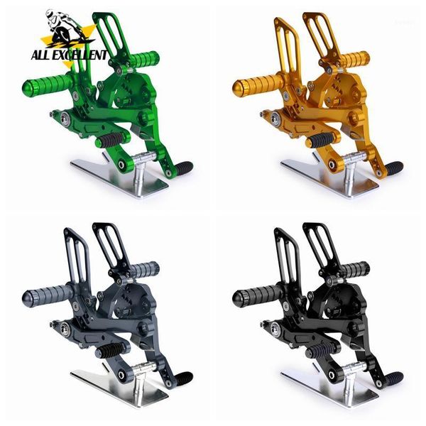 

pedals for rearset ninja 400 250 cnc adjustable rear sets shift footrests foot rest pegs pedal ninja400 ninja250 2021 20211