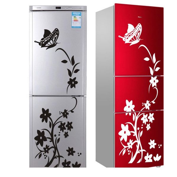 

2020 wall sticker creative refrigerator sticker butterfly pattern wall stickers home decor wallpaper wmtjik