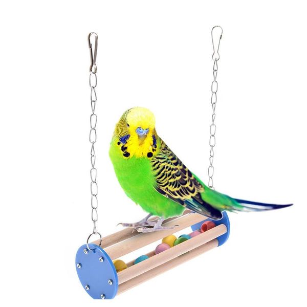 

bird parrots pet toy parrot swing climbing pets parrot chew toy birds' acrylic toys standing supplies accessories ni9uh