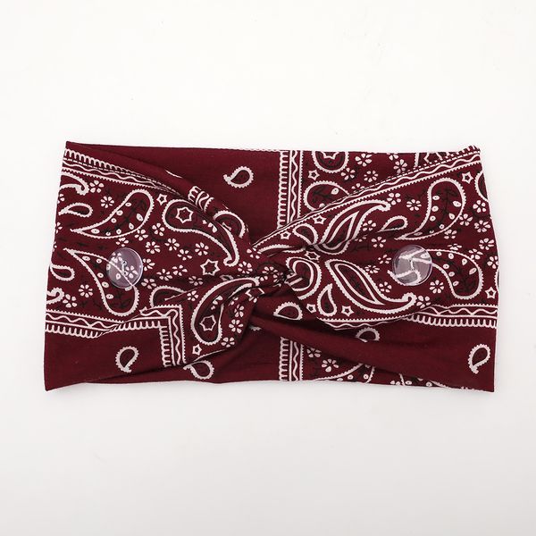 

2021 new popular style european and american printed anti-strangler masks, hair bands, buttons, hair bands, sweat absorption and yoga headba