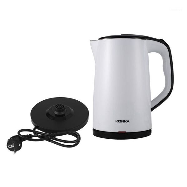 

stainless steel electric kettle pot double layers scald proof kettle power-off protection water boiler teapot fast boiling1