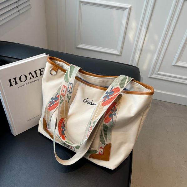 

women's bag nylon waterproof handbag ethnic style large capacity totes shoulder bags
