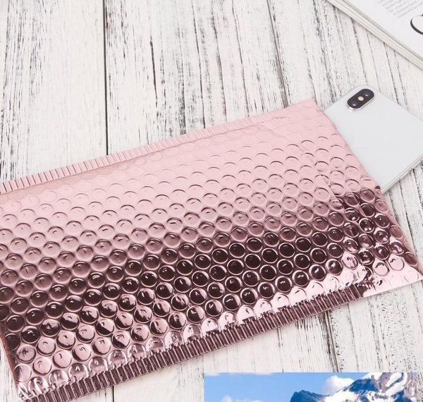 

rose gold bubble envelope package bag rose gold foil shockproof bubble mailer gift packaging wedding fav bbyaef yh_pack