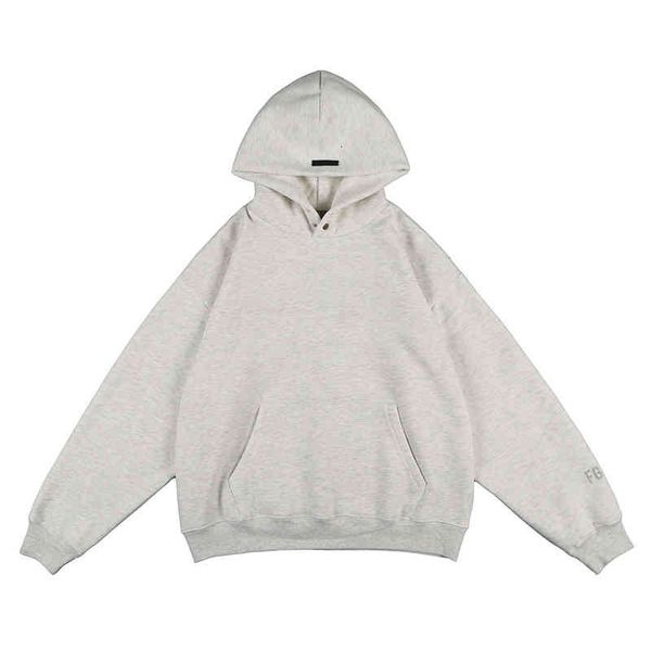 

men's t-shirts autumn and winter fashion br fog letter flocking solid color oversize hoodie for men women a2ke, White;black