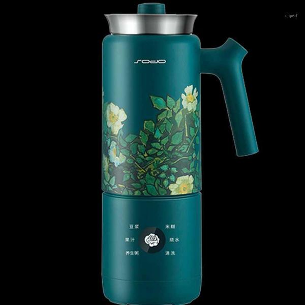 

220v 300ml mini electric soybean milk juicer multi grinder portable household fruit vegetable juicer multi cooker with heating1