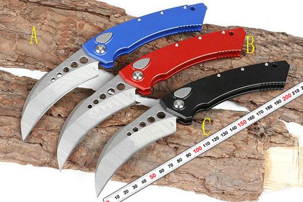 Hochwertiges BM-Klauenmesser Karambit D2 Mikro-Klappmesser drei Stile UT A16 Automatische Outdoor-taktische Jagd Deep Carry Pocket Clip