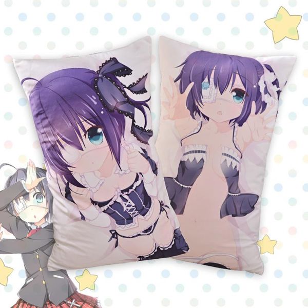 

pillow japanese anime love, chunibyo & other delusions takanashi rikka hugging body cute animatio cushion 2way plush fabric