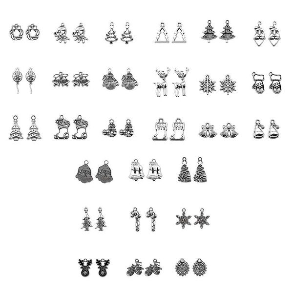 

2020 new year fashion alloy christmas charms decoration set xmas pendant jewelry findings christmas decoration christmas gifts wmtgic