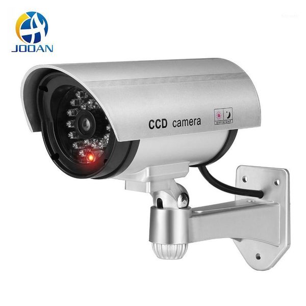 

fake camera dummy waterproof security cctv surveillance camera with led light outdoor indoor simulation1