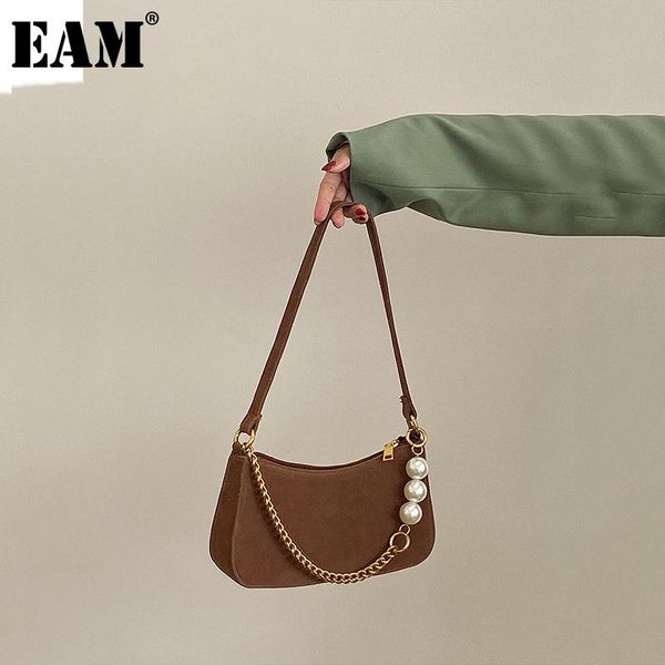 

cross body [eam] women luxury beading chains small velour personality all-match crossbody shoulder bag fashion tide 2021 18a1126