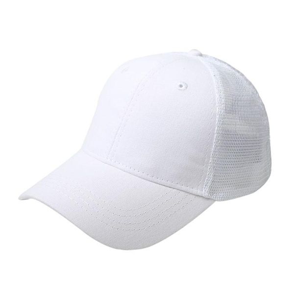 

2020 fashion women ponytail baseball hat for girl summer mesh breathable hole retro shiny sports adjustable visor cap sun hats h jllhyk, Black;white